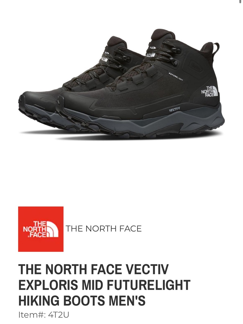 The North Face VECTIV Exploris Mid Futurelight Hiking Boots - Black